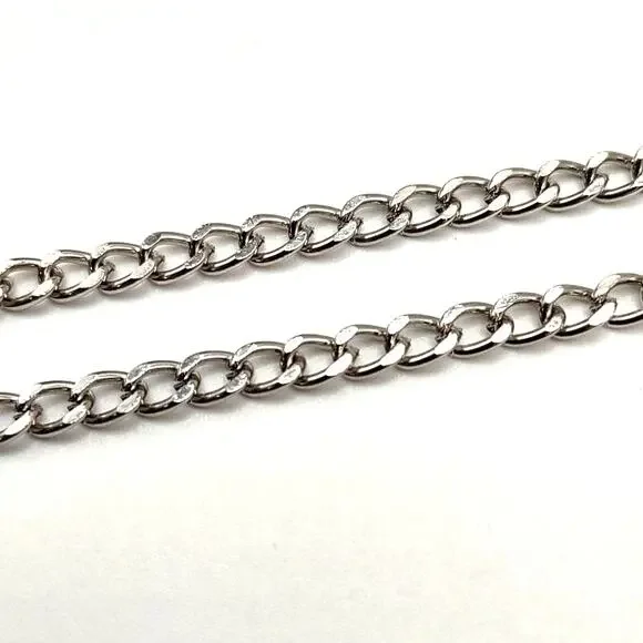 Stainless Steel Chain Necklace Jesus Cross Crucifix Valentines birthday gift New